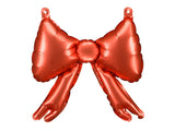 Folie ballon Rød sløjfe - 25x25cm