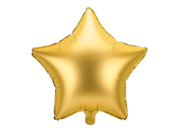 Folie Ballon: Stjerne Guld