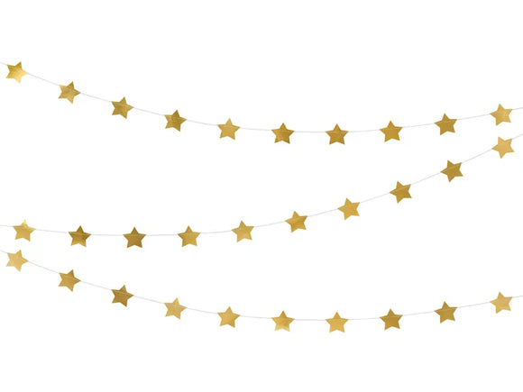 Banner - Guld stjerner