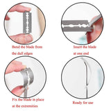 Baguette kniv / Brød ridser med 5 blade