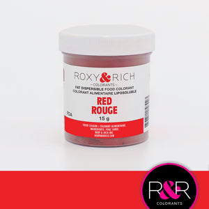 Roxy & Rich 15g Fedtopløselig Pulverfarve - Rød
