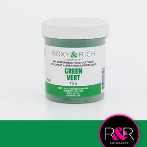 Roxy & Rich 15g Fedtopløselig Pulverfarve - Grøn