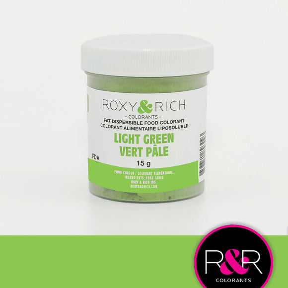Roxy & Rich 15g Fedtopløselig Pulverfarve - Lys Grøn
