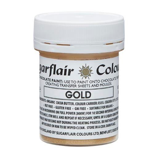 Sugarflair Kakaosmør farve - Gold