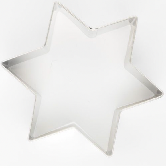 Metal udstikker -  Stjerne 9cm