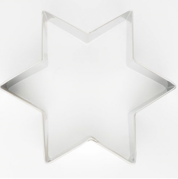 Metal udstikker -  Stjerne 7cm