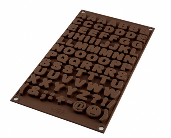 Silikomart - Choco ABC Chokoladeform