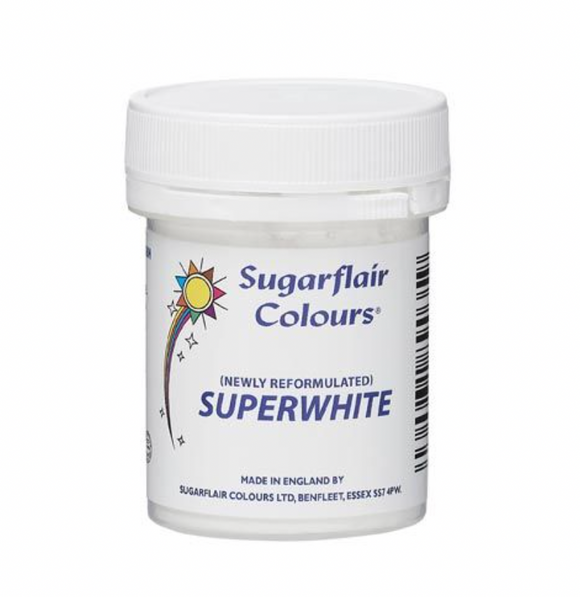 Sugarflair Pulver farve - Super Hvid