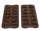 Silikomart - Strand tema Chokoladeform