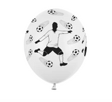 Ballonner - Fodbold Spiller 6 stk.