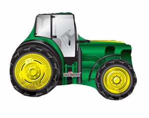 Folie Ballon: Grøn Traktor