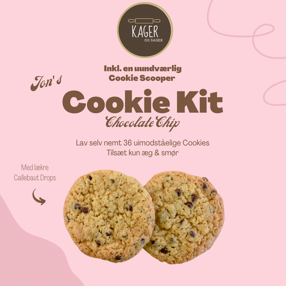 Jon's Cookie Kit inkl. Scooper - Chocolate Chip