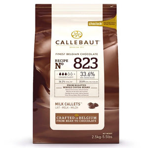 Callebaut 823 Lys chokolade - 2,5kg