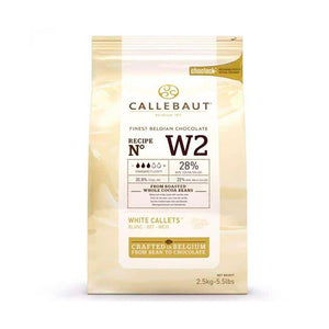 Callebaut Hvid W2 Chokolade - 2,5kg