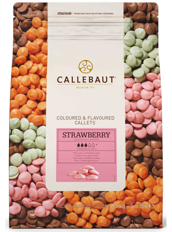 Callebaut Strawberry Chokolade - 2,5kg
