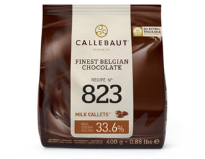 Callebaut 823 Lys chokolade - 400g