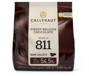 Callebaut 811 Mørk chokolade - 400g