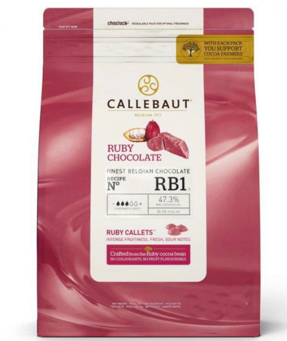 Callebaut RUBY chokolade - 2,5kg